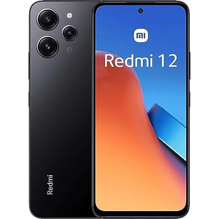 Xiaomi Redmi 12 4G, 128GB/4GB RAM, midnight-black – Bild 1