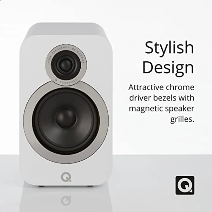 Q Acoustics 3020i Lautsprecherboxen, Weiß, QA3528 Regallautsprecher - 25 Watt - weiß – Bild 6