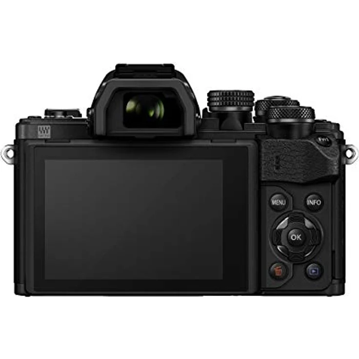 Olympus OM-D E-M10 Mark II Kit, Micro Four Thirds Systemkamera (16 Megapixel, 5-Achsen Bildstabilisator, elektronischer Sucher) + M.Zuiko 14-42mm EZ Zoomobjektiv, schwarz – Bild 4