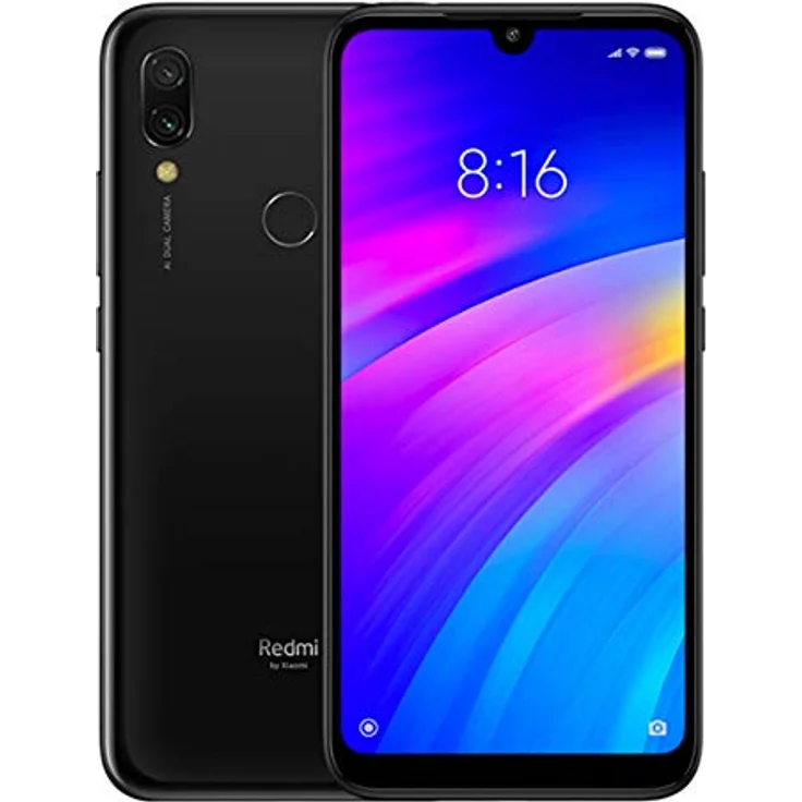 Xiaomi Redmi 7 Smartphone 15,9cm Pixel (6,26 Zoll) IPS-Display, 16GB interner Speicher, 2GB RAM, Dual-SIM, Android, Eclipse Black – Bild 2