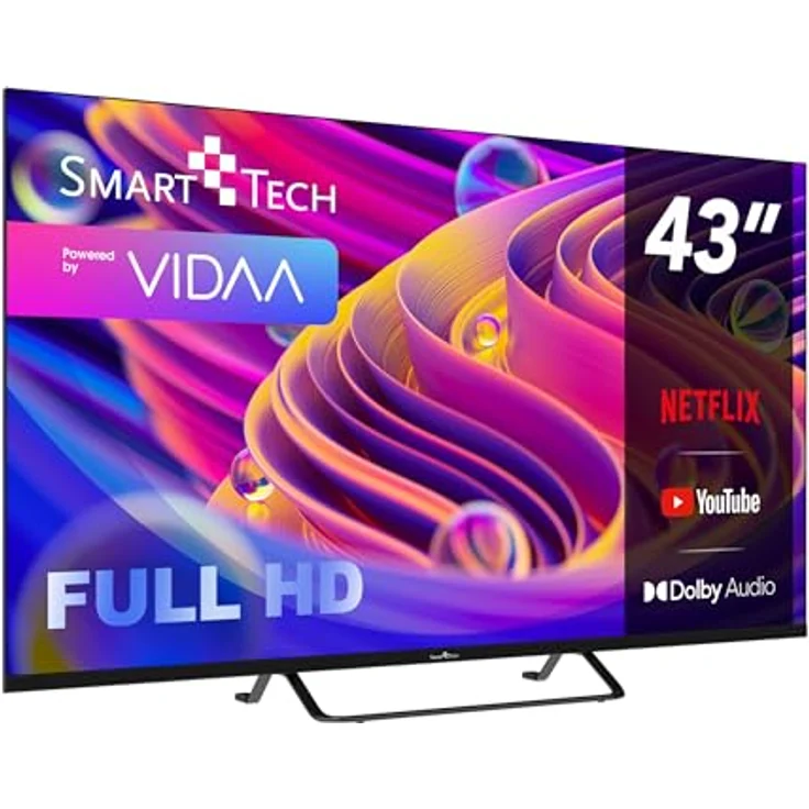Smart Tech 43FV02V, 43 Zoll Smart TV mit Full HD, VIDAA, Bluetooth, Dolby Audio – Bild 5