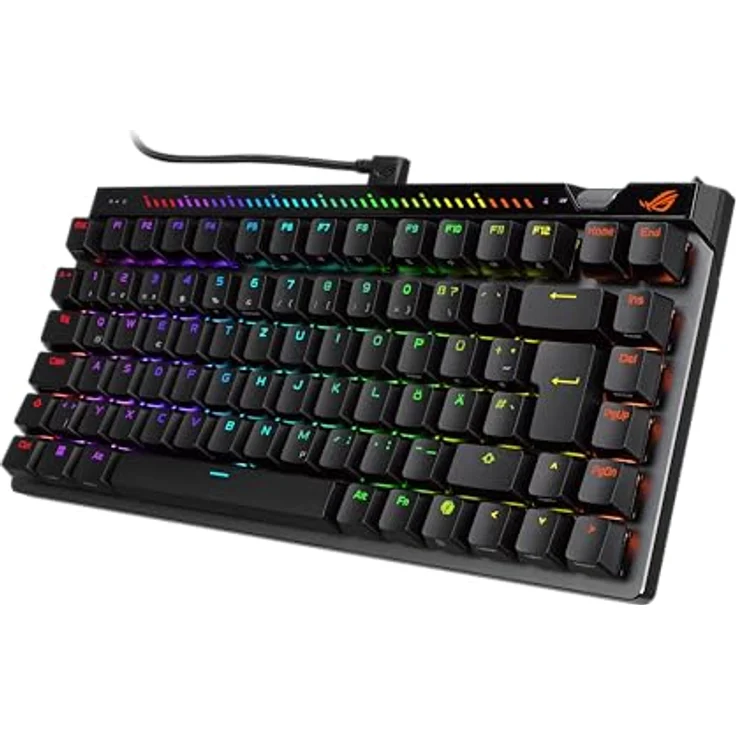 ASUS ROG Falchion Ace 75 HE, Gaming Tastatur, kabelgebunden, Deutsch, schwarz – Bild 4