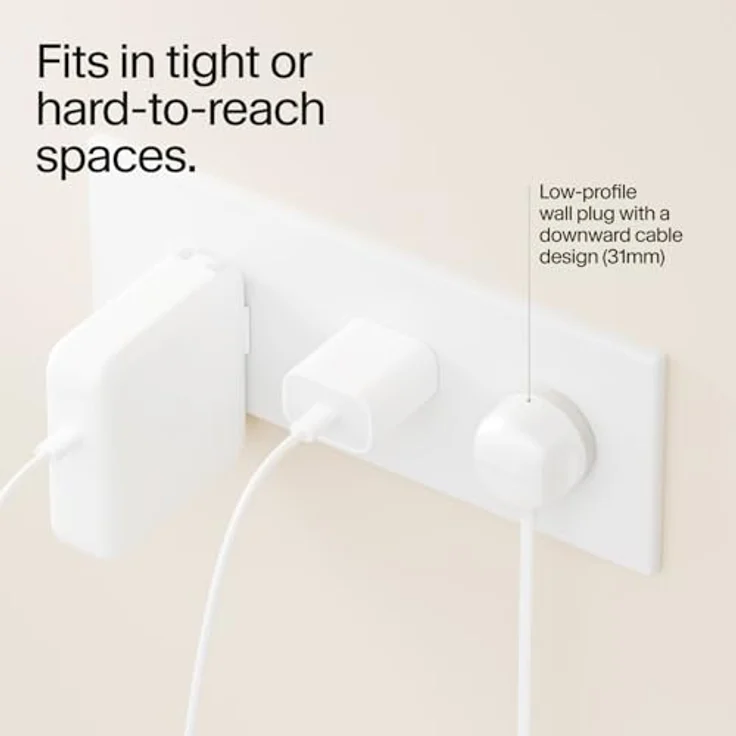 TwelveSouth PowerCord Ladegerät mit 1.2m USB-C Kabel, 30 W PD 3.0, flaches, strapazierfähiges Kabel – Bild 4