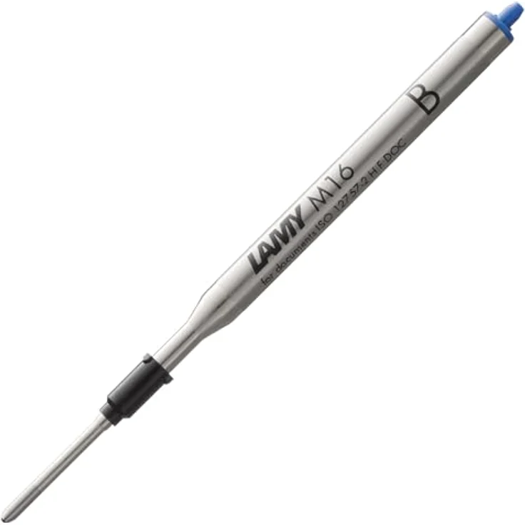 Lamy Kugelschreiberminen M16 breit, Metallgroßraummine, Strichstärke B, blau – Bild 1