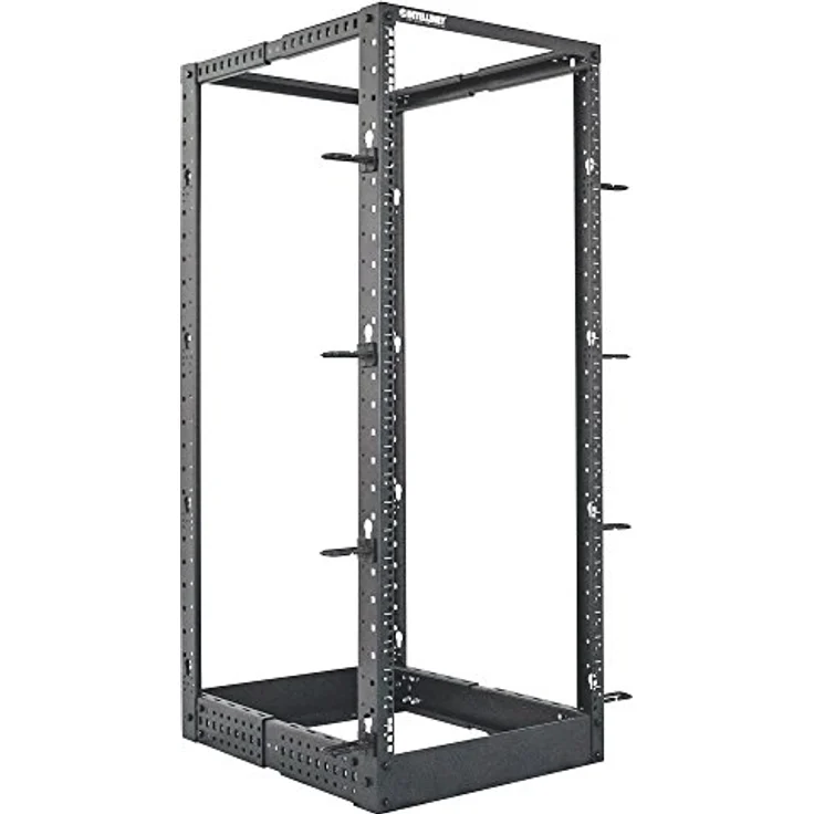 Intellinet Open Frame - Schrank - offener Rahmen - 4 Pfosten - Schwarz - 26U - (48.3 cm) 19 Zoll – Bild 3