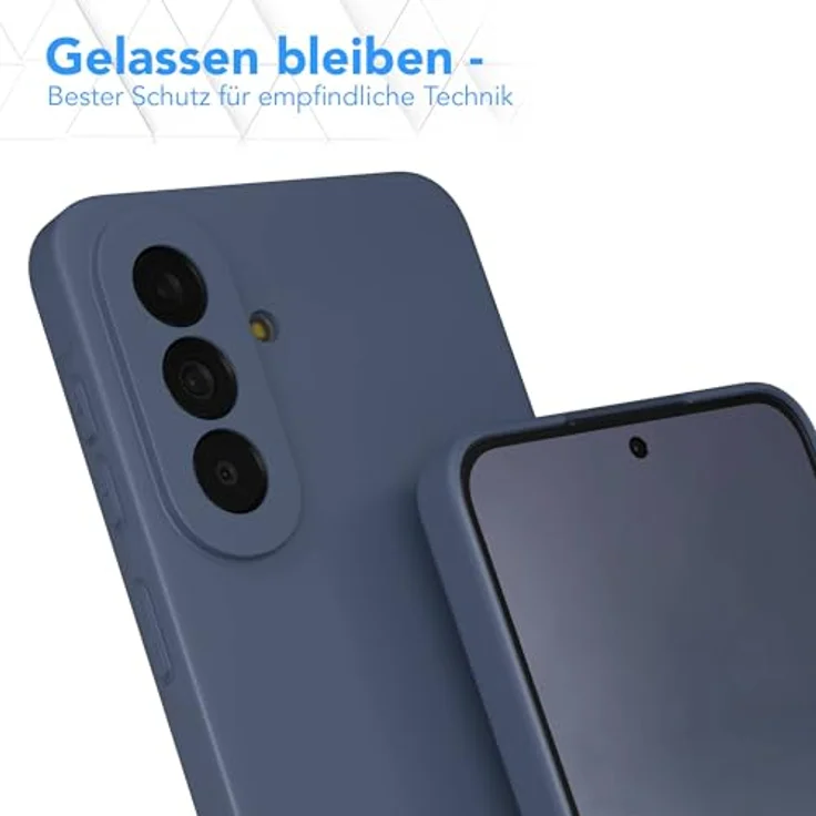 EAZY CASE Silikonhülle für Galaxy A57, stoßfestes TPU Case in Petrol Matt mit Kameraschutz und kratzresistentem Design – Bild 4