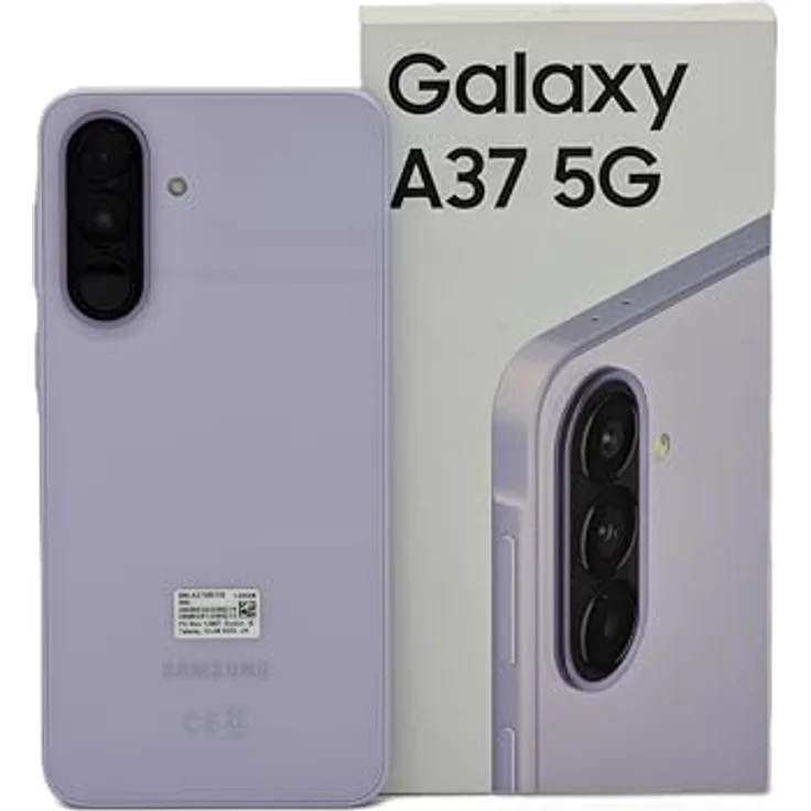 Samsung Galaxy A37 5G Smartphone, 6.7 Zoll, 128 GB, 50 MP Dreifach Kamera, Dual SIM, Awesome Lavender – Bild 4