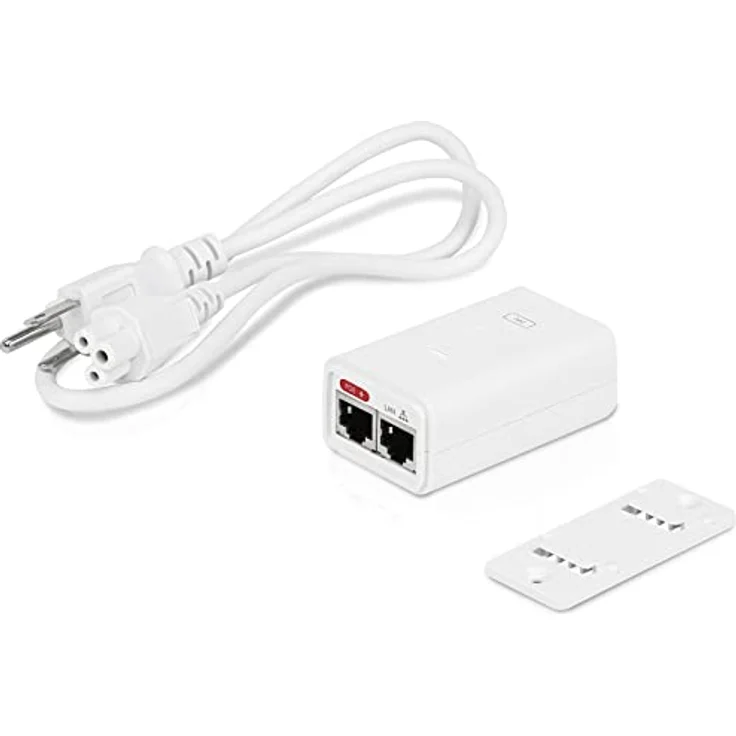 Ubiquiti POE-24-7W-G-WH, Gigabit PoE-Injektor mit 24V, 7W, Weiß – Bild 3