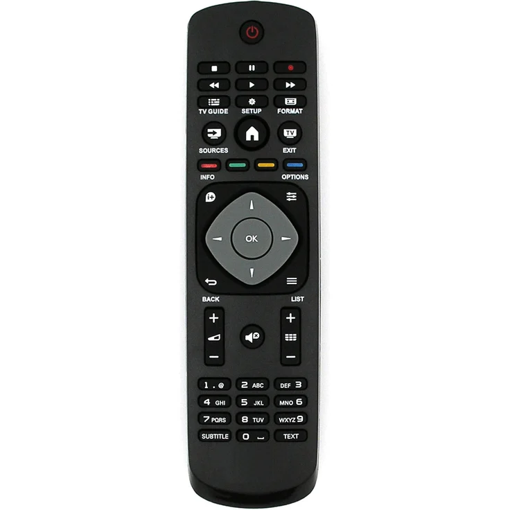 Alltro Ersatz Fernbedienung für Philips TV 24PHS4022/12, 24PHS4031/12, 24PHS4304/12, Reichweite 10 m, AAA Batterie, 68 g leicht