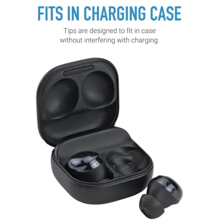 Comply Schaumstoff-Ohrstöpsel für Samsung Galaxy Buds Pro, ultimativer Komfort | unerschütterliche Passform | Größe M, 3 Paar, Black, 37-22112-11 – Bild 4