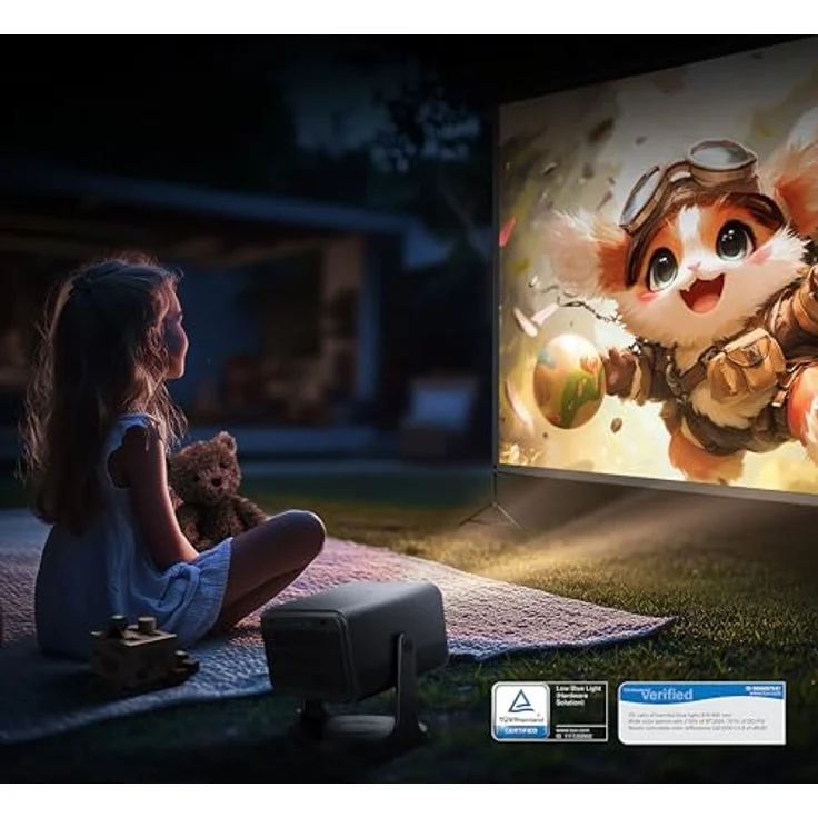 Hisense C2-Pro 4K Beamer – 3.840x2.160 Pixel, 2.600 ANSI-Lumen, 2.000:1 Kontrast, 20.000 Std. Lampe, WLAN – Bild 5