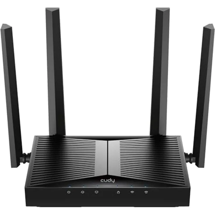 Cudy AX3000 AP3000D, Zugangspunkt mit 2.5G, 4 externen Antennen, bis zu 2402 Mbit/s, schwarz