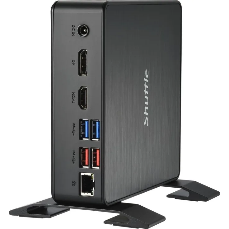 Shuttle Barebone nano NC40U5 DDR4 4 black, Intel Core i5-Prozessor, ultraschlanker Formfaktor, vielfältige Konnektivität