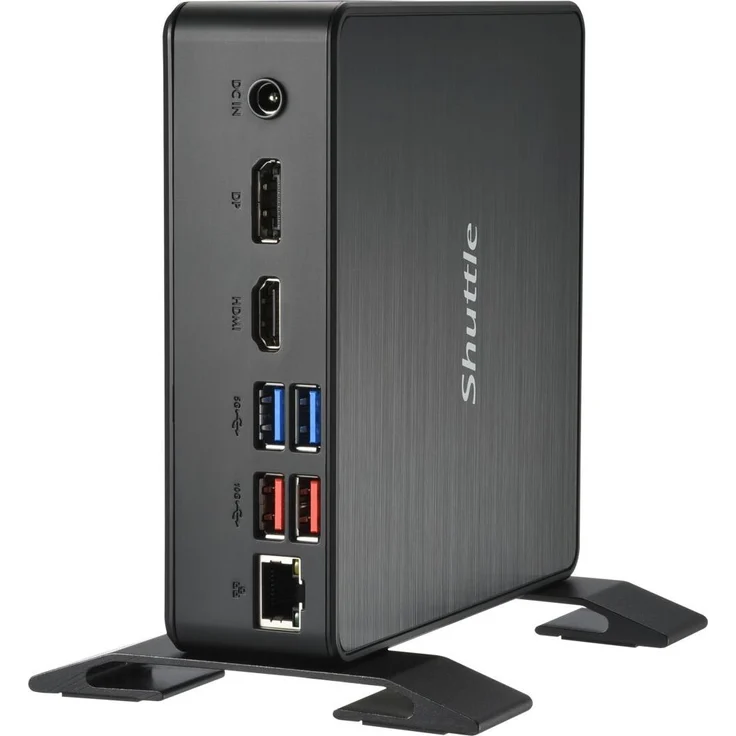Shuttle Barebone nano NC40U5 DDR4 4 black, Intel Core i5-Prozessor, ultraschlanker Formfaktor, vielfältige Konnektivität