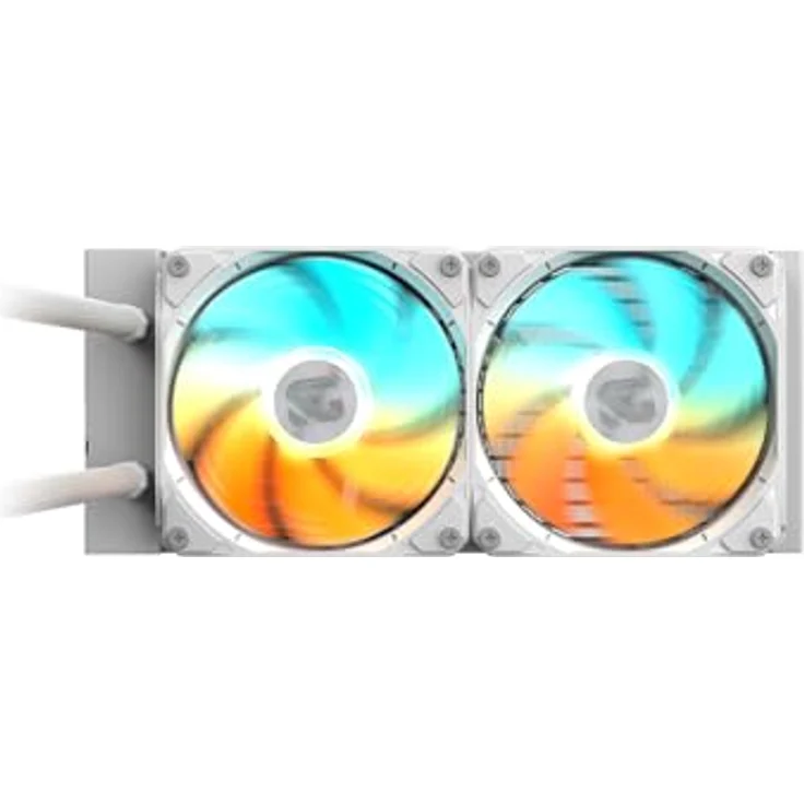 Gigabyte GME 240 ICE Wasserkühlung, CPU Kühler für AMD und Intel, Weiss, hohe Kühlleistung – Bild 3