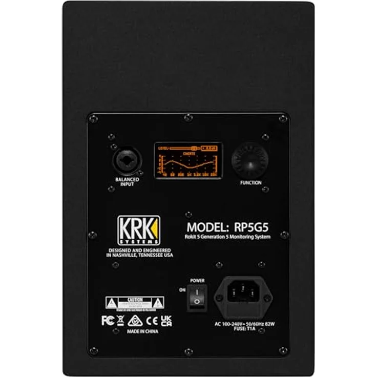 KRK RP5 G5, Aktiver Studiomonitor mit präziser Klangwiedergabe und hochwertiger Verarbeitung – Bild 3