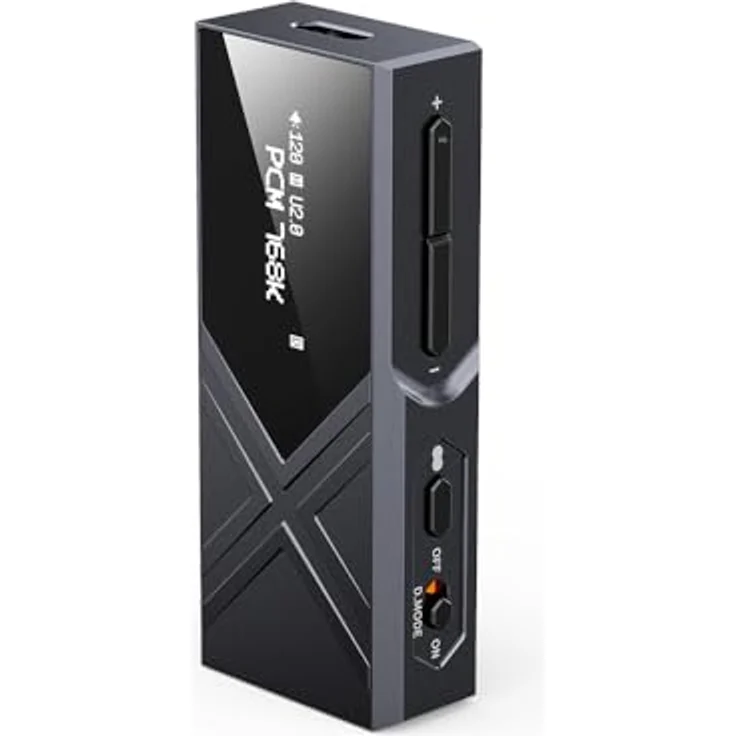 FiiO KA17, USB-DAC und Kopfhörerverstärker mit Gain-Schalter, hochpräzisem PEQ und 16-Core XMOS Chip, schwarz – Bild 1