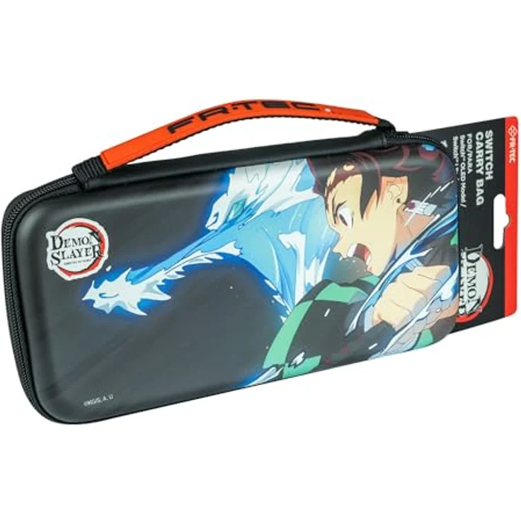 BLADE Switch Demon Slayer Premium-Tasche, Wasseratmung Zubehör mit Platz für 4 Spiele, Mehrfarbig – Bild 1