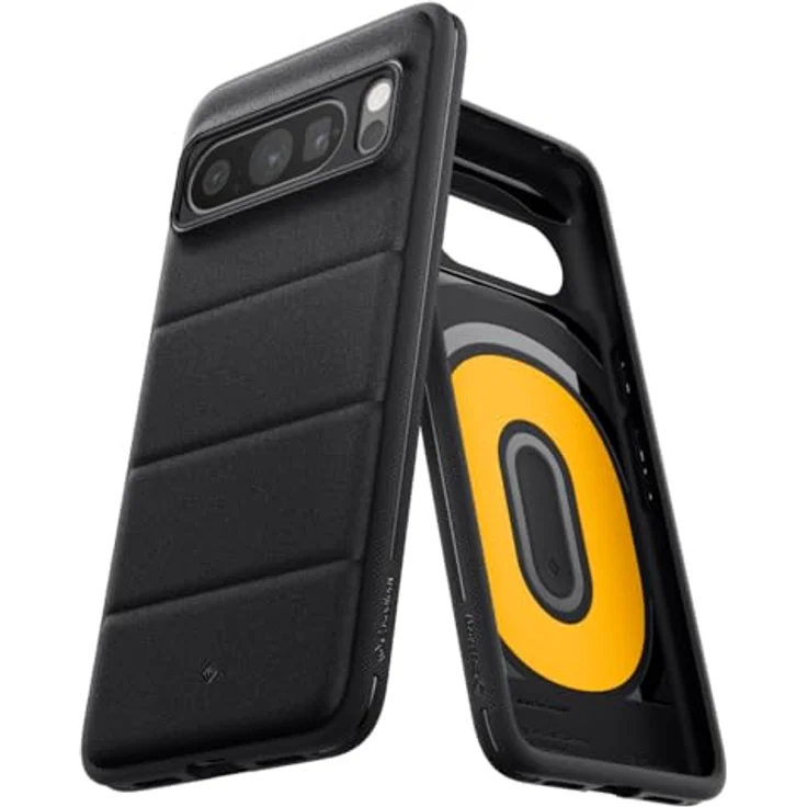 Caseology Athlex für Google Pixel 8 Pro Hülle, [Sandstein Textur], Seitliche Griffmuster Handyhülle - Aktiv Schwarz mit erhöhtem Schutz und Urbanem Design – Bild 1