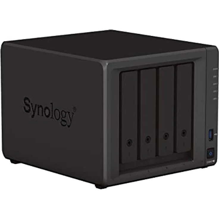 Synology DS923+ 4-Bay Diskstation NAS (AMD Ryzen™ 4 Threads R1600 Dual-Core 4GB Ram 2xRJ-45 1GbE LAN-Port) Bundle mit 4 x 3TB WD Red Plus NAS HDDs – Bild 2