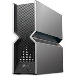 TP-Link Archer BE800 Wi-Fi 7 Router, BE19000 Tri-Band, 1× 10 Gbps Ethernet/Fiber Combo WAN/LAN Port + 1× 10 Gbps WAN/LAN Port + 4× 2.5 Gbps Ports + 1× USB 3.0 Port, LED-Bildschirm