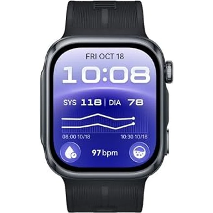 Huawei Watch D3, Smartwatch mit schwarzem Armband und vielseitigen Funktionen – Bild 1