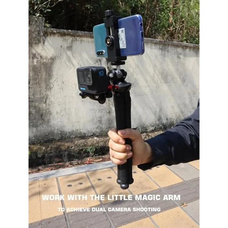 Kamera Stativ, Lammcou 3in1 Ministativ Kamera Handy Flexibel Leicht Stative Universal Robust Octopus Gorillapod Dreibeinstativ Ständer für Kamera Camcorder + Smartphone + Action Kamera, Tripod – Bild 10
