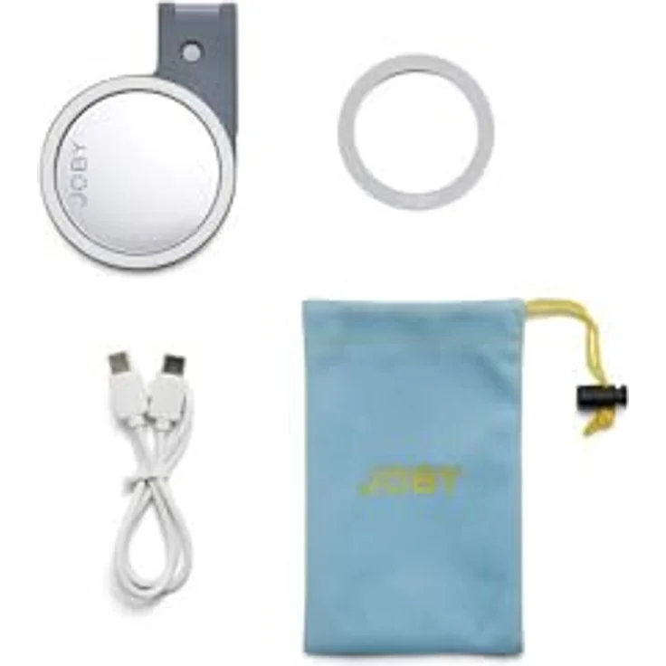 Joby Beamo Ring Light MagSafe, LED Ringleuchte mit 4-stufiger Helligkeit, grau – Bild 2