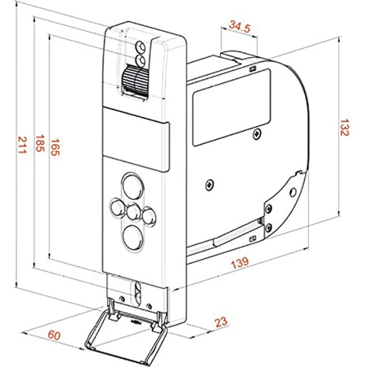 WIR Elektrischer Gurtwickler eWickler Standard eW810 für 23mm Gurtband – Bild 3