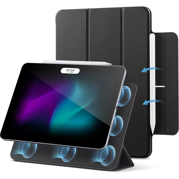 ESR Tablet-Hülle Rebound Magnetic Case für iPad Pro 11" (2024) 28 cm (11 Zoll), Wake/Sleep-Funktion, schwarz