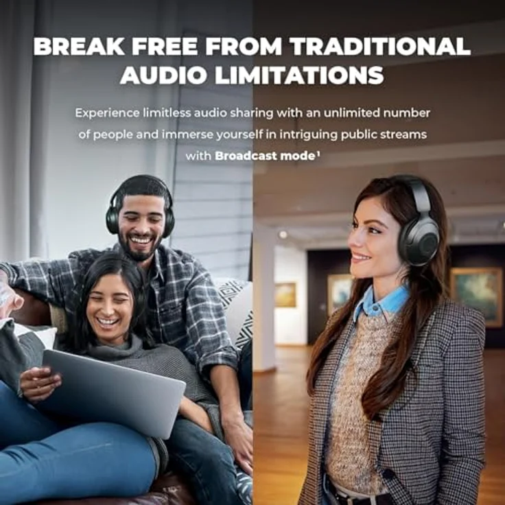 Creative - Zen Hybrid Pro Classic Wireless Over-Ear Headphones ANC - Black – Bild 4