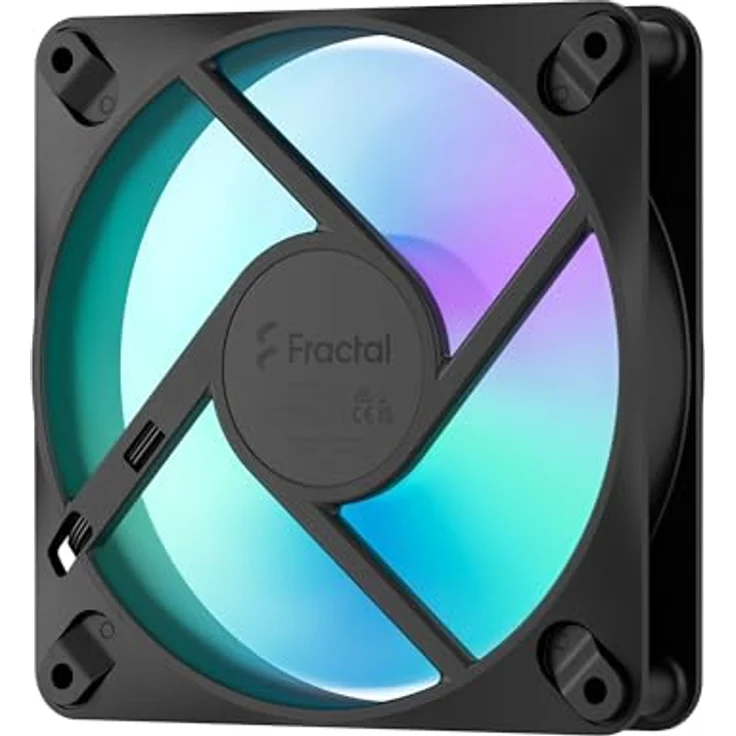 Fractal Design Dynamic 3 12 Reverse RGB Black, 120mm Gehäuselüfter mit ARGB Gen 2 und PWM Steuerung – Bild 5