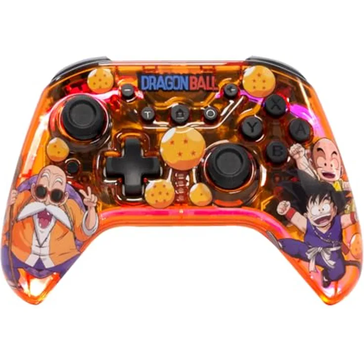 BLADE Wireless Dragon Ball Kame Controller, Mehrfarbiger Gamepad mit Beleuchtung für Nintendo Switch, PC, iOS und Android