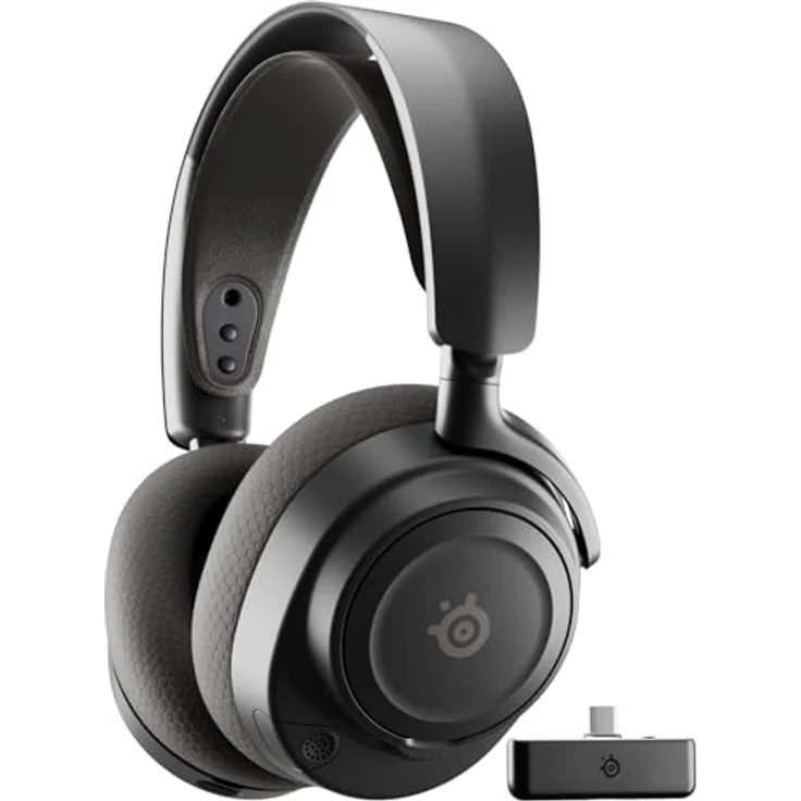 SteelSeries Arctis Nova 7X Gen 2, Kabelloses Gaming Headset mit 40-mm-Treibern, Rauschunterdrückung, Schwarz – Bild 1