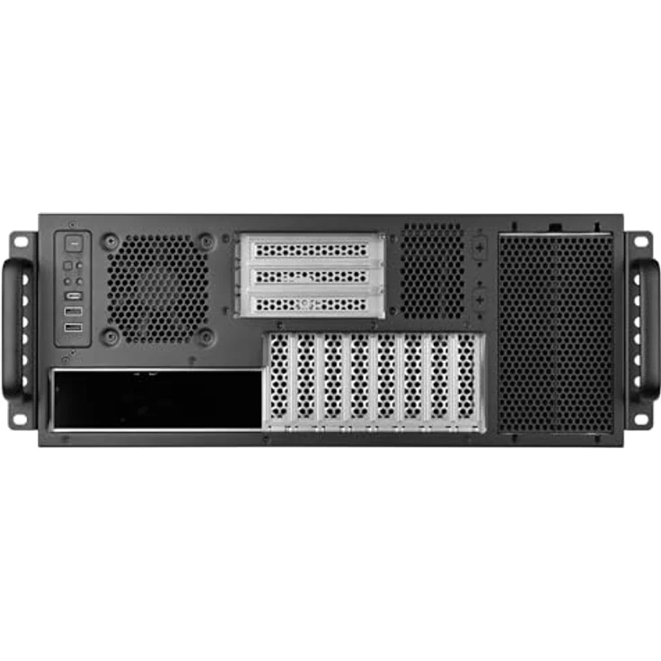 Silverstone RM47-502I Server-Gehäuse, großes Gehäuse mit 11 Erweiterungsslots, kompatibel mit SSI-EEB Mainboards, bis 280 mm Radiator und 148 mm CPU-Kühlerhöhe – Bild 6