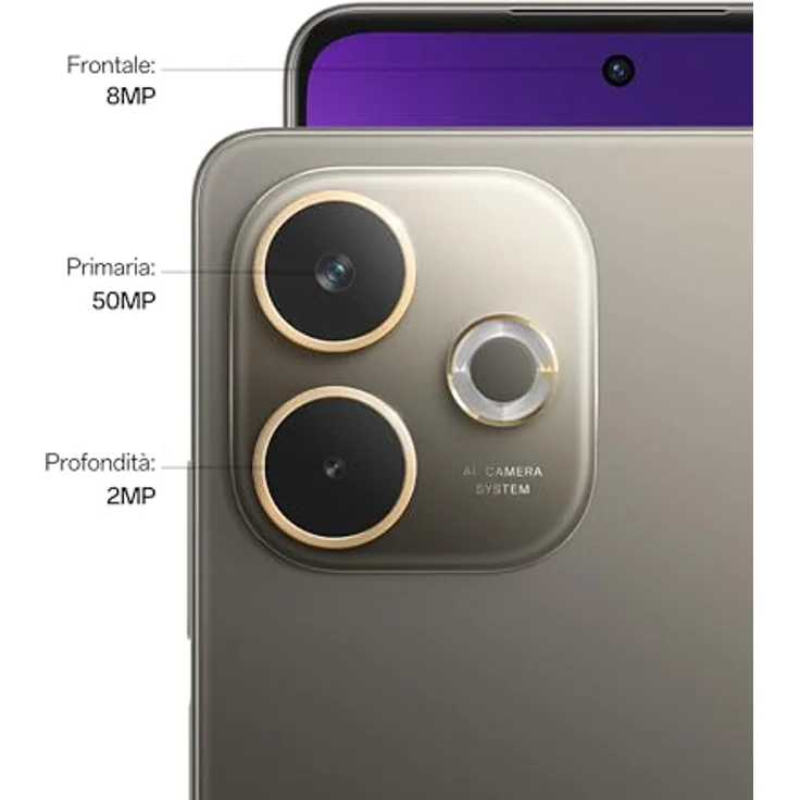 Oppo A5 Pro 5G, Smartphone mit 50 MP KI-Kamera, 256 GB, 8 GB RAM, 6,67 Zoll 120 Hz, Schwarz Braun – Bild 3