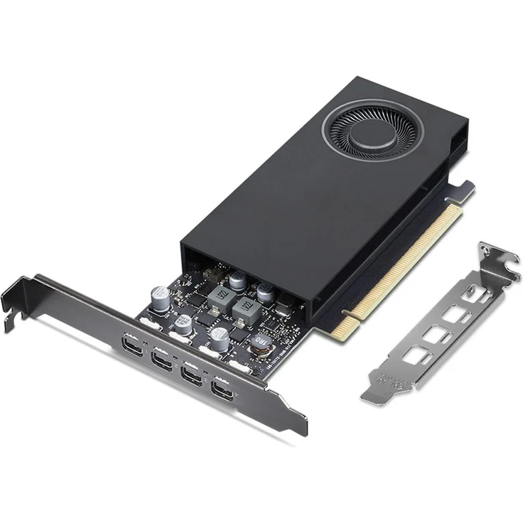 Lenovo NVIDIA RTX A1000 8GB GDDR6 Grafikkarte mit 4x mini-DP, PCIe Gen4, aktiv gekühlt für kreative Fachleute – Bild 1