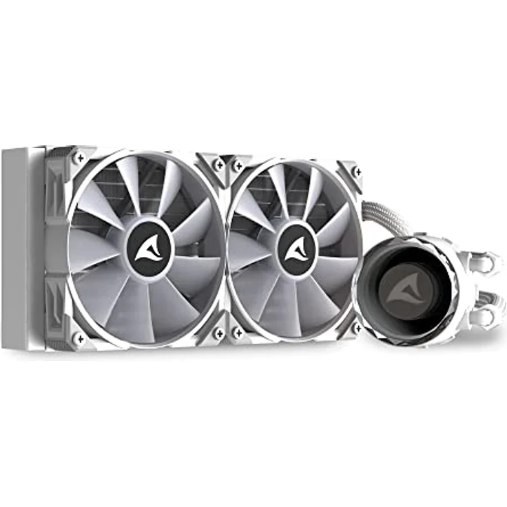 Sharkoon S80 RGB, AIO Wasserkühlung weiß, Typ 240 – Bild 3