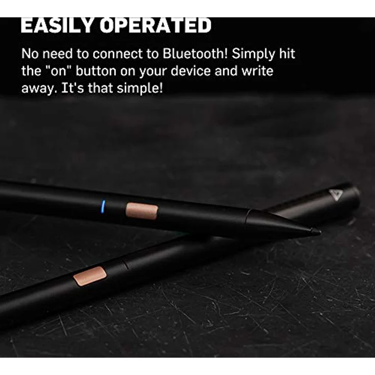 adonit Note2 Stylus Eingabestift für Apple iPad Pro 11'' & 12.9'' / iPad Air (2020 & 2019) / iPad 10.2 / iPad 9.7 / iPad Mini 5 [Handflächenerkennung, Staub- und wasserdicht nach IP65] - schwarz, AND2 – Bild 4