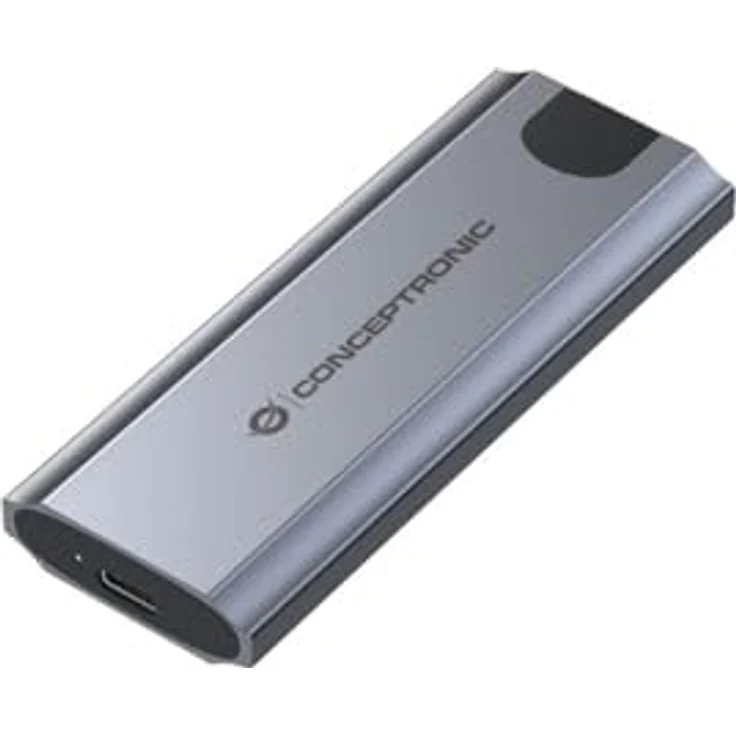 Conceptronic DANTE05G M.2 NVMe SSD-Gehäuse, USB 3.2 Gen 2, Aluminium, unterstützt SSD-Größen 22x30 mm bis 22x80 mm – Bild 3