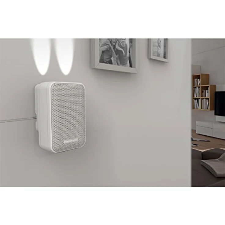 Honeywell Home 6-Klang Gong, Türklingel, mit LED-Blitzlicht und Lautstärkeregelung, weiß, DW313S – Bild 3