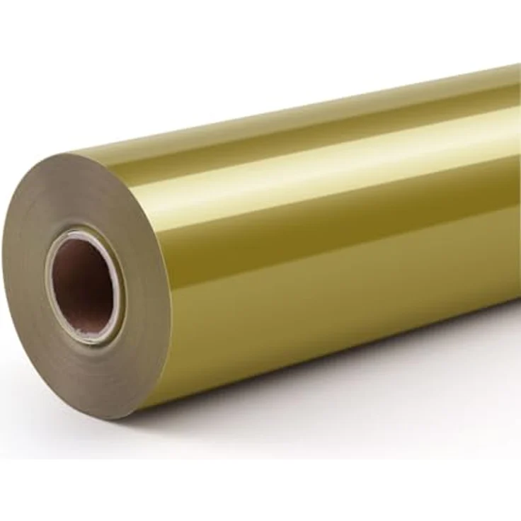 Loklik Permanent Klebefolie Vinyl Glänzend, 30.5 x 180cm, Gold, für Glas, Keramik und Metall – Bild 3