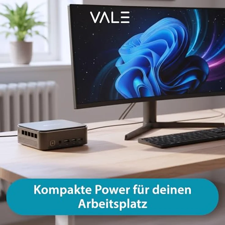 VALE ACEMAGIC E3C Mini-PC Intel i5-1235U, 16 GB RAM, 512 GB SSD, leiser Büro-PC mit Wi-Fi 6 und Windows 11 Pro – Bild 2