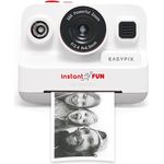 Easypix InstantFUN Sofortbildkamera, Schwarz-Weiß-Thermodruck, BPA-freies Papier nachfüllbar