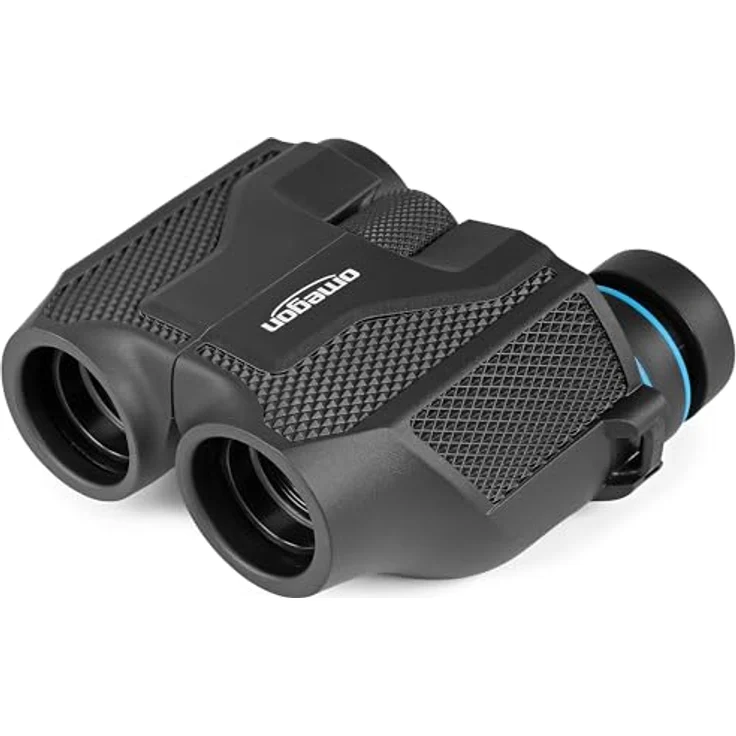 Omegon Curiosity 8x25 Fernglas, kompaktes Outdoor-Fernglas mit rutschfester Gummiarmierung und vollvergüteter Optik – Bild 1