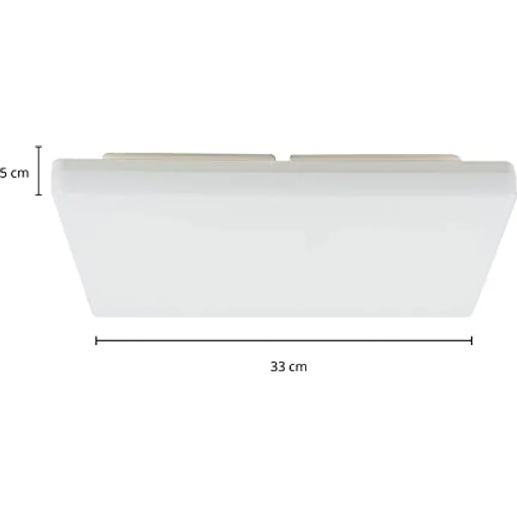 PRIOS LED Deckenlampe mit Sensor 'Artin' Bewegungsmelder (Modern) in Weiß (1 flammig) - Energiesparende Deckenleuchte mit integriertem Bewegungsmelder – Bild 4