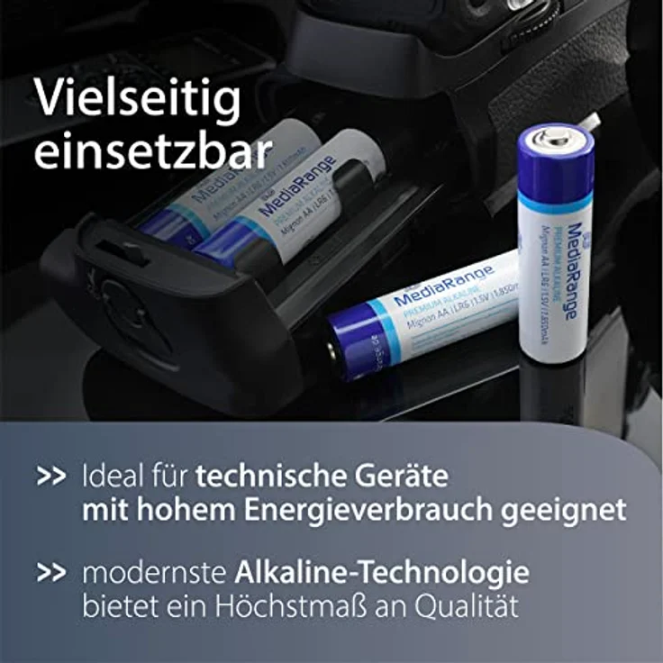 MediaRange LR6 shrink Alkaline Batterien (1,5V, AA) 24-er Pack – Bild 5