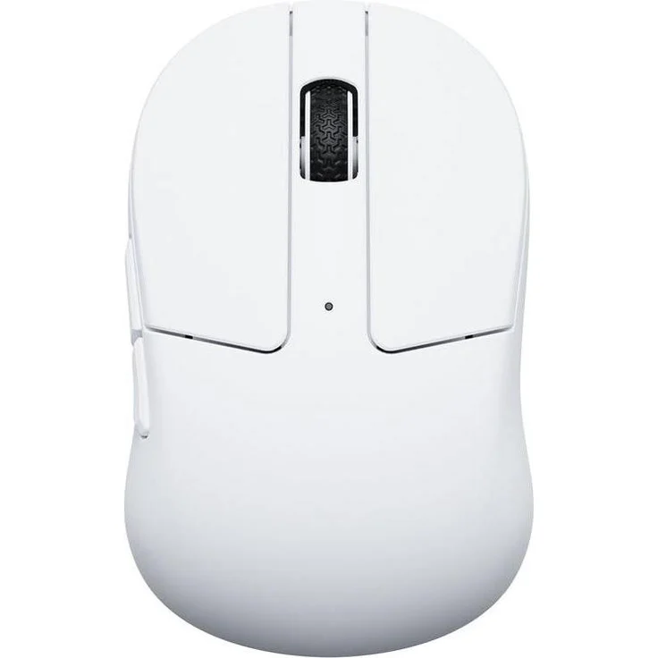 Keychron M4, Kabellose Mini-Maus mit PixArt 3395 Sensor, 26.000 DPI, Weiss