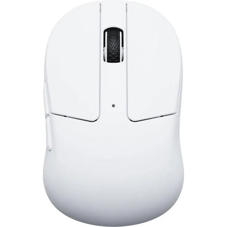 Keychron M4, Kabellose Mini-Maus mit PixArt 3395 Sensor, 26.000 DPI, Weiss