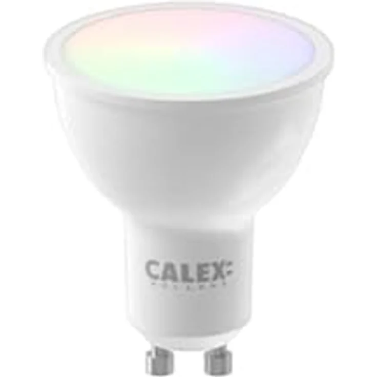 CALEX Smart GU10 LED Lampe RGB, WLAN Lampe mit Alexa Sprachsteuerung, 5W Wifi LED Leuchtmittel mit Dimmbar Warmweiß und 16 Millionen Farben, Gold – Bild 2